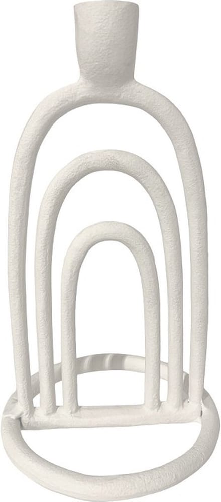 Kandelaar - Nussum - wit 24.5x13.5x13.5