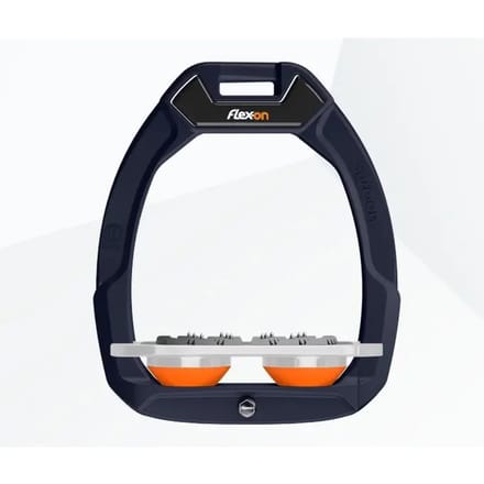 Veiligheids stijgbeugels Plat Ultra Grip Marine/Grijs/Oranje Flex-On Safe-On