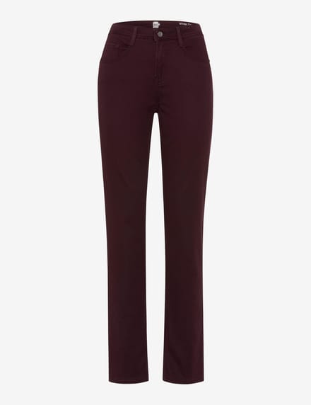 Brax Dames Broek  Style CAROLA BLACKBERRY VIOLET, donkerpaars, maat 52