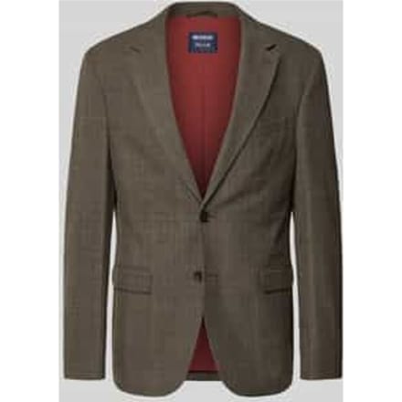 Slim fit 2-knoops colbert met klepzakken