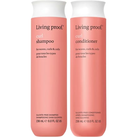 Living Proof Curl Shampoo and Conditioner Bundle for Stronger, Hydrated, Healthier looking curls
