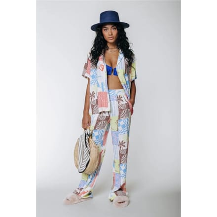 Colourful Rebel Melody Patchwork Straight Pants Multicolor Taglia: S | Pantaloni Outlet | Donna