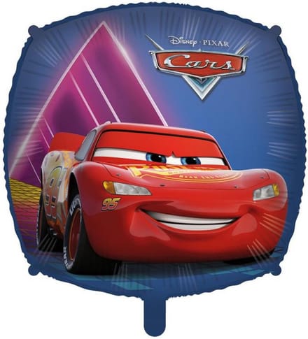 Vegaoo - Vierkante aluminium ballon Cars 46 cm
