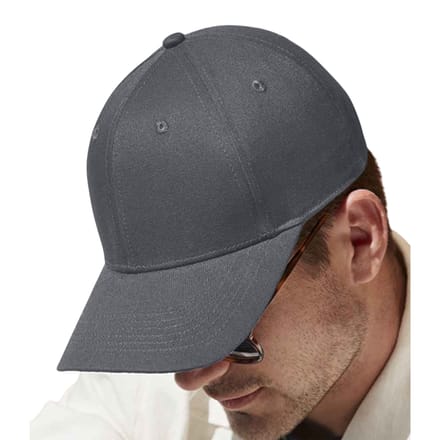 Beechfield EarthAware Classic 6 Panel Organic Cotton Baseball Cap (Grafietgrijs)