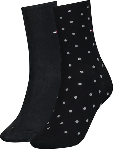 Tommy Hilfiger WOMEN SOCK DOT 2P Vrouwen Sokken Maat 35-38
