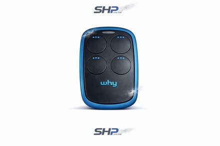 WHY EVO NOA UNIVERSELE AFSTANDBEDIEING, DE VERVANGENDE HANDZENDER VAN DE WHY EVO 2ND GENERATIONS HANDZENDER, VERVANGENDE HANDZENDER, 4 KANAALS, SKY BLUE