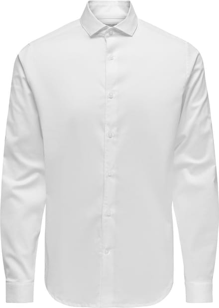 ONLY&SONS - ONSJORDAN LIFE SLIM TWILL LS SHIRT NOOS - Heren - Overhemden-M