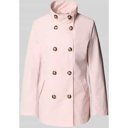 Trenchcoat met opstaande kraag en steekzakken