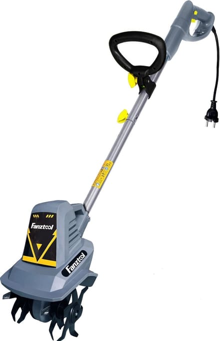 Elektrische motorhak 300W - 19 cm werkbreedte - 15,5 cm diepgang - lichte tuinfrees voor bloembedden en moestuin
