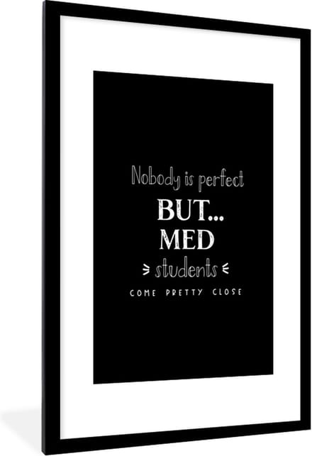 Fotolijst incl. Poster - Geneeskunde - Uni - Onderwijs - Opleiding - 80x120 cm - Posterlijst