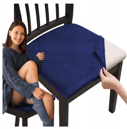 Premium Velours Stoelhoes Universeel Sterk Elegant