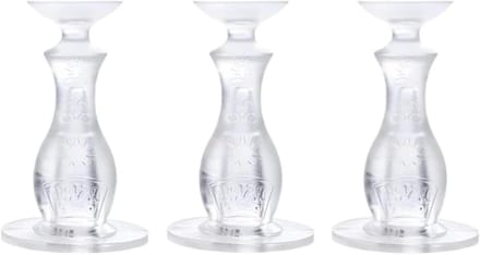 Deurstoppers - Wandbeschermers - Stil Binnen - Anti-botsing - 3 stuks - Transparant