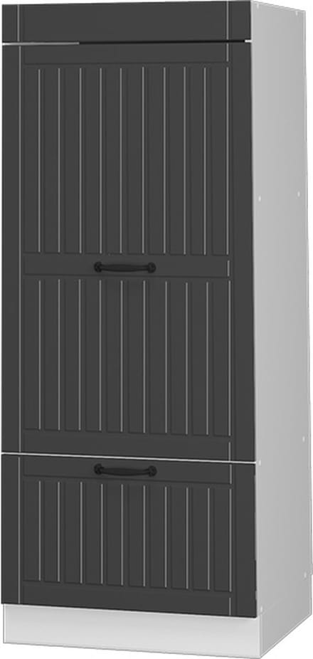 Vicco Hoge kast Fame-Line, Donkergrijs/Wit, 60 cm