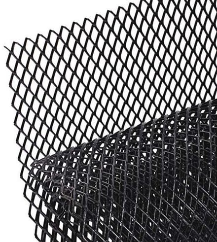 Zwarte Auto Race Grille 120x40cm - Aluminium Radiator Grille