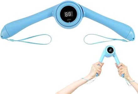 Arm Trainer - Borsttrainer - Kracht Training - Digitaal Display - 22 cm - Blauw