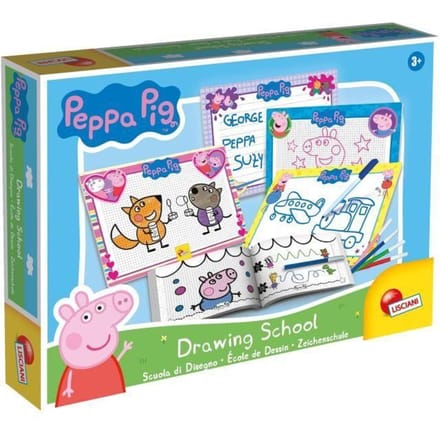 Ecole de dessin - Peppa Pig drawing school - pour apprendre a dessiner - LISCIANI