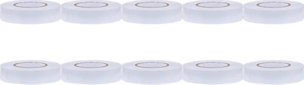 Isolatietape 10 Pack - Yurga - Wit - 20mmx18m