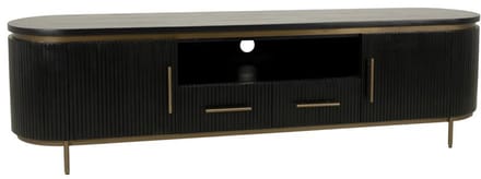 Tower Living - Rivello tv-meubel - 200 cm - zwart