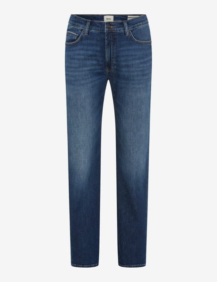Brax Heren Jeans  Style CLINT BLUE SOIL USED, denim blauw regular, maat 33/30