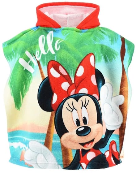 Minnie Mouse op het strand badponcho 55x110cm sneldrogend