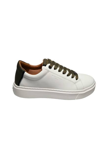 albcldm-9010-wmt Alexander Smith Wit leder voor heren