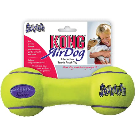 Dumbbell hondenspeelgoed Kong Company Air Squeakair