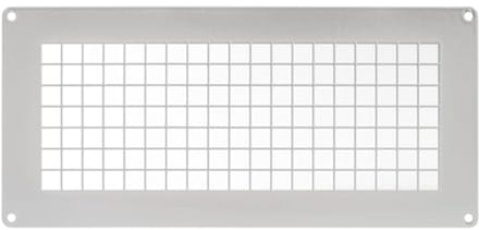 Galvanized Steel Rectangular Crawling Grid 250 x 120 mm - Ventilation Grille for Air Supply and Exhaust Protection