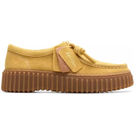 Clarks Torhill Bee - dames veterschoen - Geel - maat 40 (EU) 6.5 (UK)