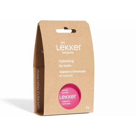 The Lekker Company Lippenbalsem Framboos & Citroen - 8 gr