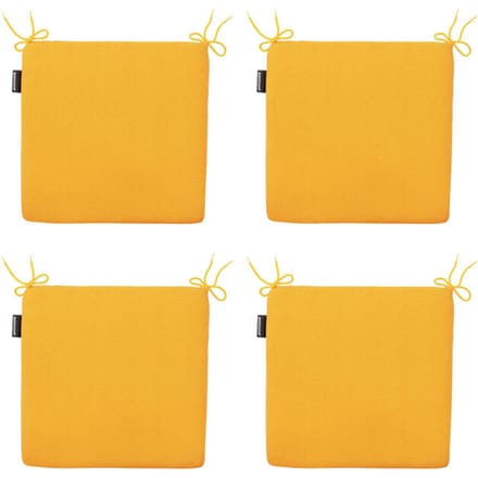 Madison - Zitkussen Panama golden glow - Ca. 40x40 cm - Set van 4