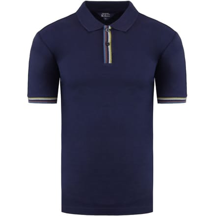 Ben Sherman Klep Rente Heren Navy Poloshirt