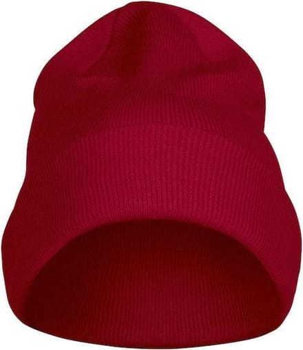 Printer Beanie - Muts - Unisex - dames - heren - Rood - one size - skimuts
