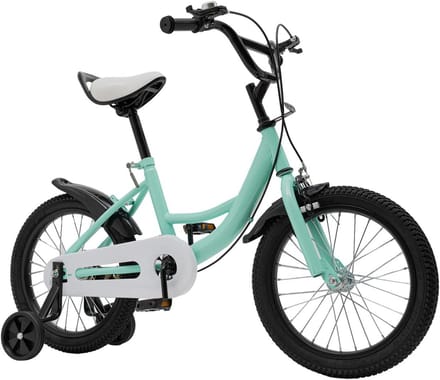 Kinderfiets - Loopfiets Balansfiets - Veilig Leren Fietsen - Dubbel Remsysteem - 16 Inch - Groen