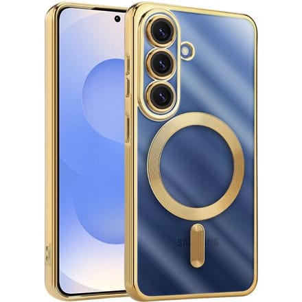 ShieldCase Hoesje met Camera Cover - Geschikt voor Samsung Galaxy S26 - Camera Protector - Schuifje - goud