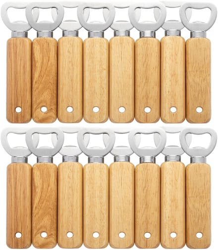Flesopeners, 16 stuks handbediende bierflesopeners voor drankjes cider bar thuis gadgets KH1316