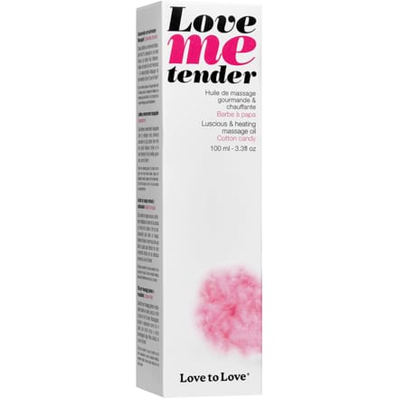 Love me Tender - Verwarmende Massageolie - Cotton Candy