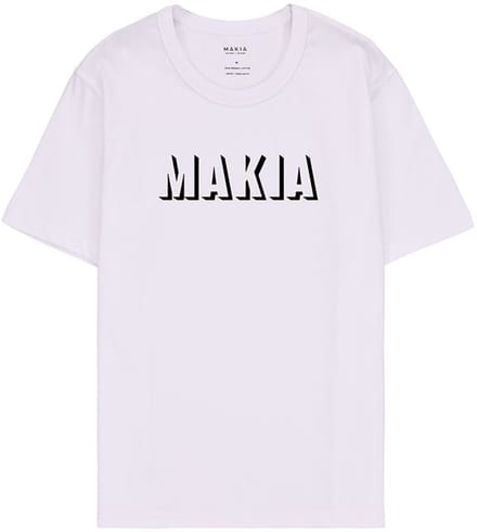 Makia Shadow T-shirt Met Korte Mouwen Wit M Man
