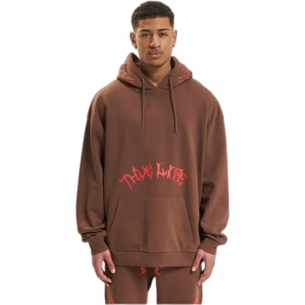 Thug Life - Ink Hoodie/trui - 3XL - Bruin