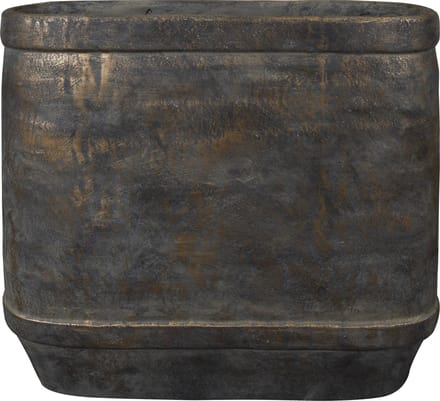 Ter Steege - keramiek Bloempot - bruin - B15 x L35 x H25 cm