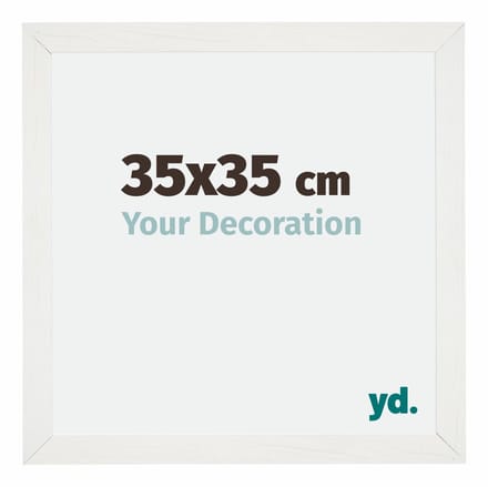 Your Decoration - Fotolijst 35x35 cm - MDF - Wit Geveegd - Mura