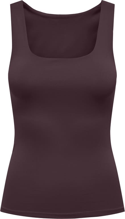 ONLY dames top 2-ways fit bordeaux rood