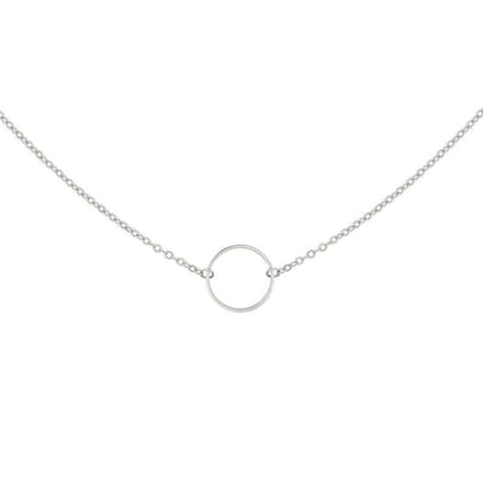 Mint15 Ketting Infinity Ring - Zilverkleur RVS/Stainless Steel