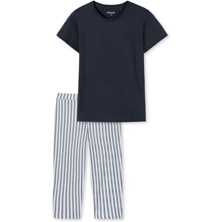 Schiesser - Maat 48 - Pure Stripes Dames Pyjamaset
