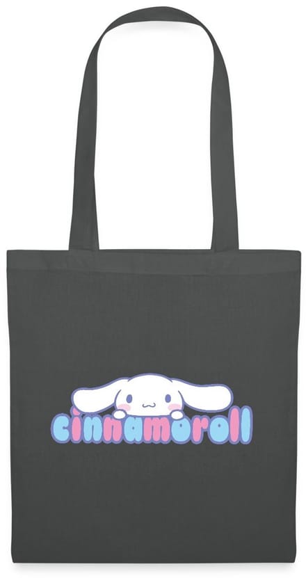 Cinnamoroll Gluurt Over De Letters Tas Van Stof Schoudertas
