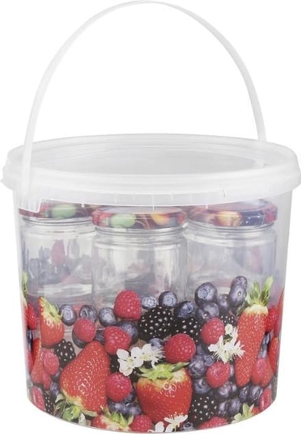 HI Emmer met bewaarglazen 210 ml