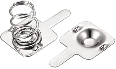 20 Set batterij-veerplaat AAA contact - Vernikkeld 9 mm x 9 mm voor doe-het-zelf projecten