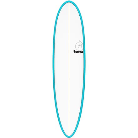 Torq Epoxy Tet V+ Funboard Pinlines 7'4 Surfboard patroon