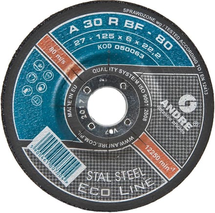 Andre Serie - Doorslijpschijf - 125mm - Staal - Robuuste Constructie