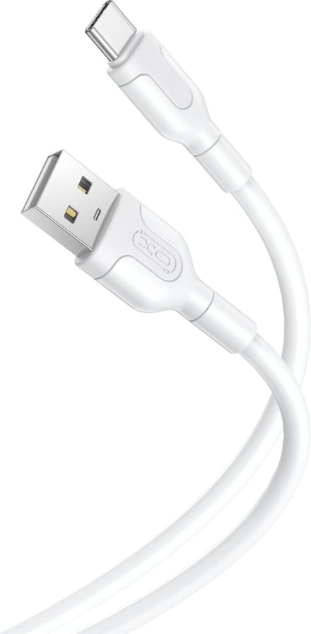 Data- en Oplaadkabel USB-A - USB-C XO Design NB212, 18W, 1m, Wit