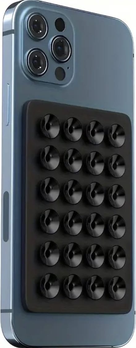 Buddy telefoonhouder - zuignap telefoon - selfie - tiktok - zwart